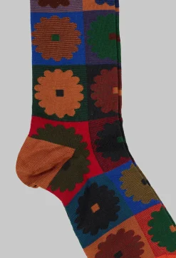 Bonne Maison Socks^Patterned Socks in Marguerite Multicolour