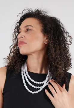 Pluslavie Necklaces^Pearl Chain in White