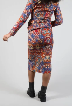 Sfizio Skirts^Pencil Skirt in Carpet Print