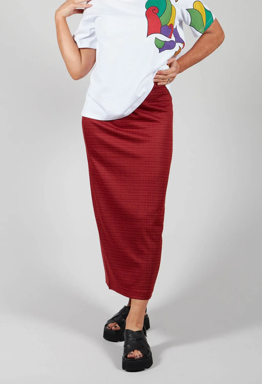 Niù Skirts^Pencil Skirt in Clay