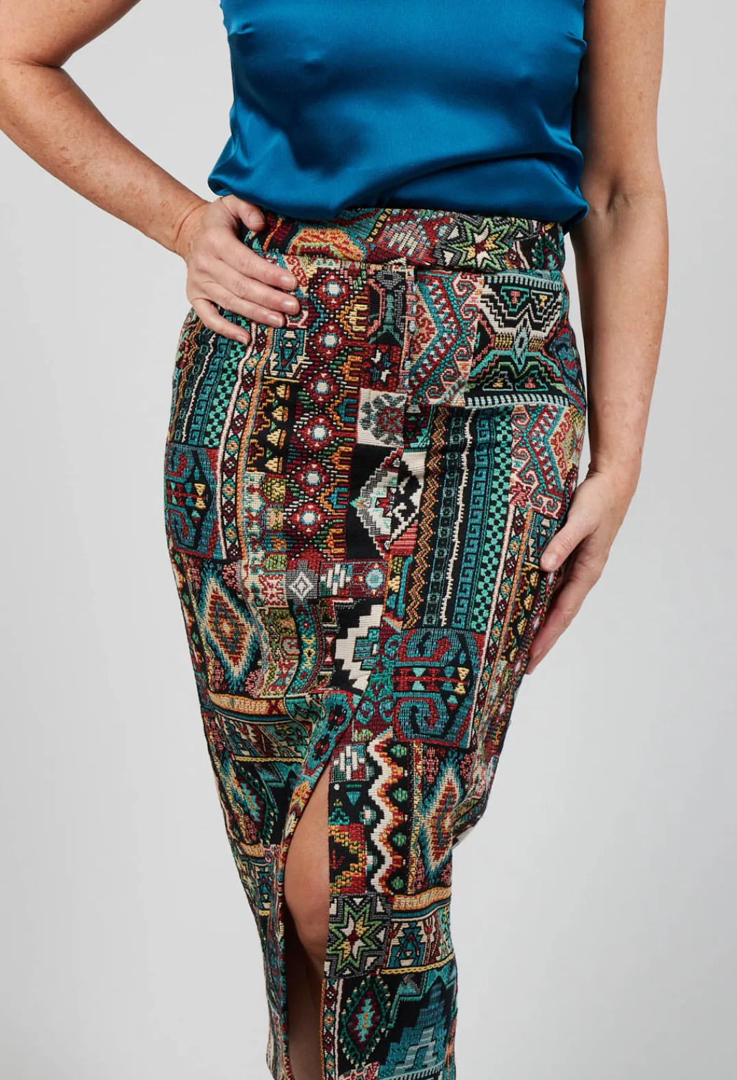 Sfizio Skirts^Pencil Skirt in Dragonfly