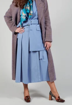 Beatrice B Skirts^Pencil Skirt in Hokusai Blue