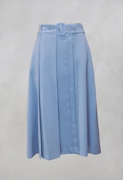 Beatrice B Skirts^Pencil Skirt in Hokusai Blue