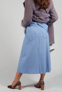 Beatrice B Skirts^Pencil Skirt in Hokusai Blue