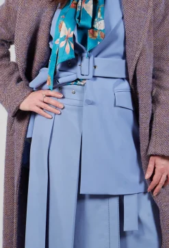 Beatrice B Skirts^Pencil Skirt in Hokusai Blue