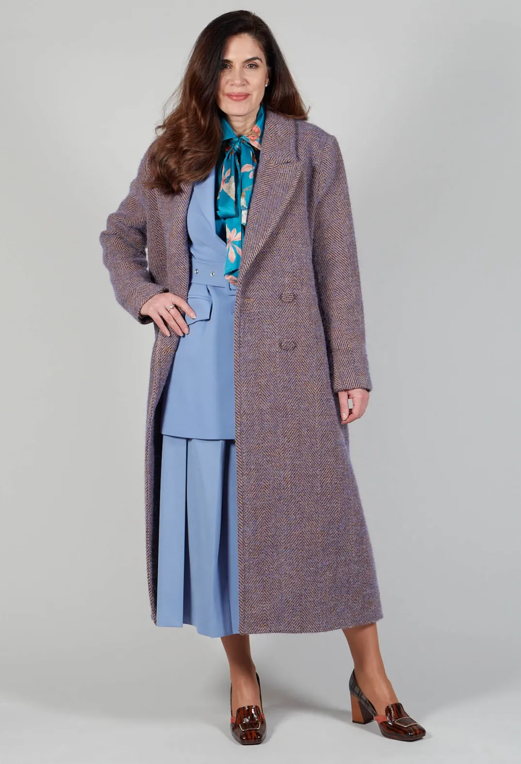 Beatrice B Skirts^Pencil Skirt in Hokusai Blue