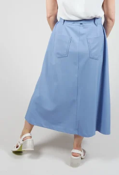 Beatrice B Skirts^Pencil Skirt in Hokusai Blue