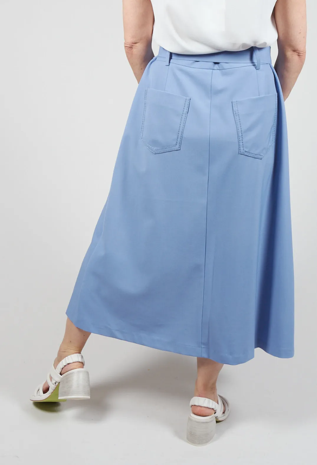 Beatrice B Skirts^Pencil Skirt in Hokusai Blue