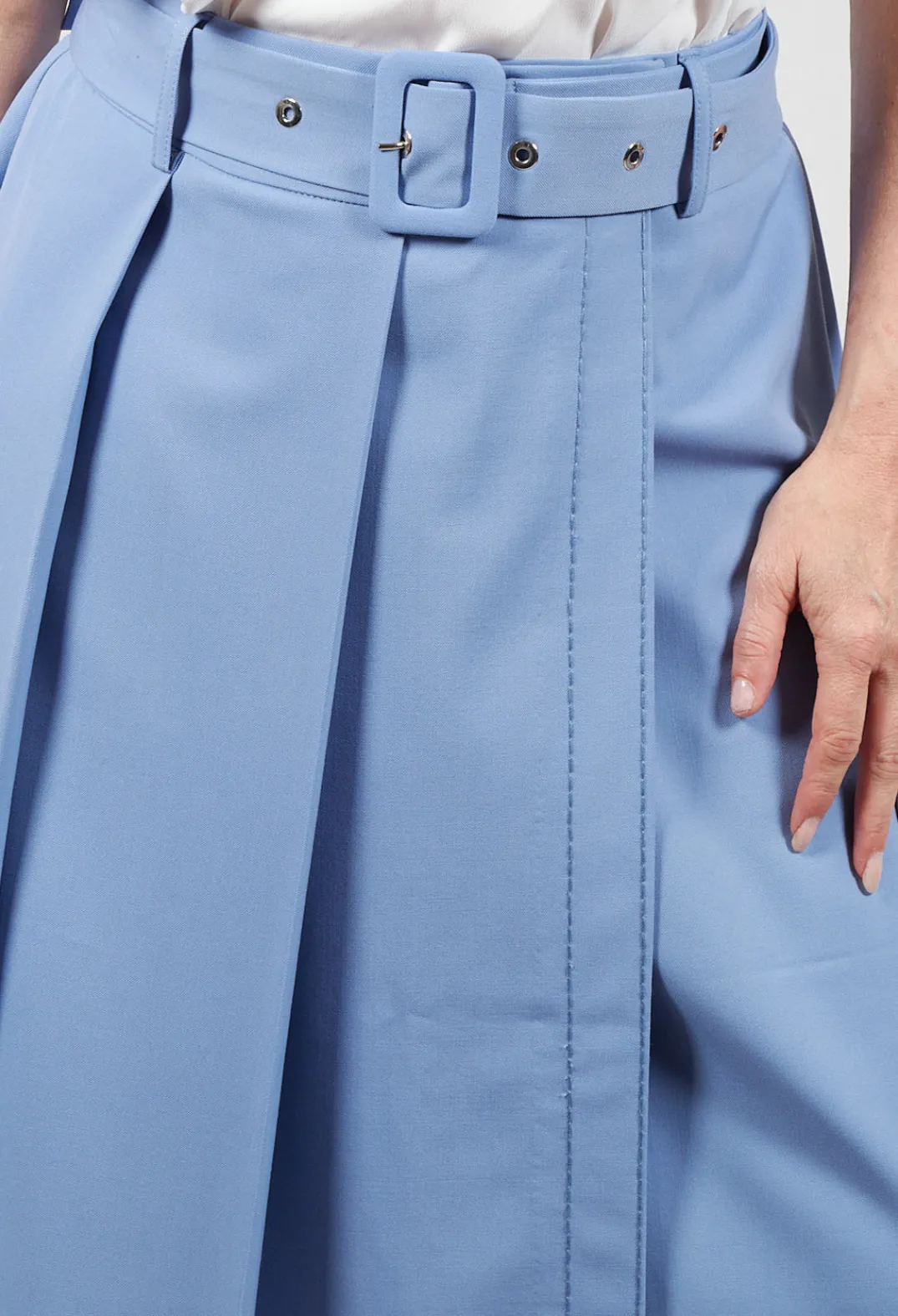 Beatrice B Skirts^Pencil Skirt in Hokusai Blue