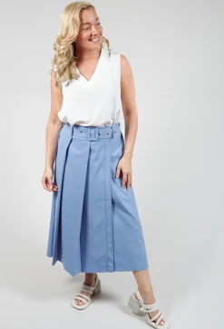 Beatrice B Skirts^Pencil Skirt in Hokusai Blue