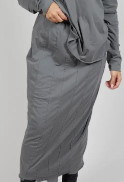 Rundholz Black Label Skirts^Pencil Skirt with Exposed Seams in Rock