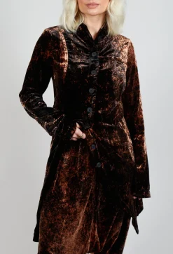 Pal Offner Coats^Penguin Coat in Batiked Caramel
