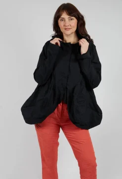 Rundholz Mainline Jackets^Peplum Hem Jacket in Black