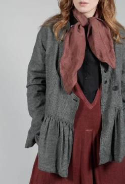 Rundholz Mainline Jackets^Peplum Style Jacket in Latte Check