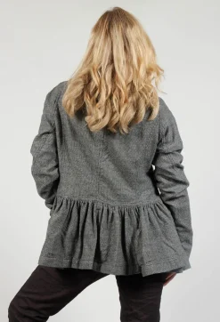 Rundholz Mainline Jackets^Peplum Style Jacket in Latte Check