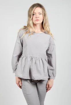 Aequamente Shirts & Blouses^Peplum Style Shirt in Taupe