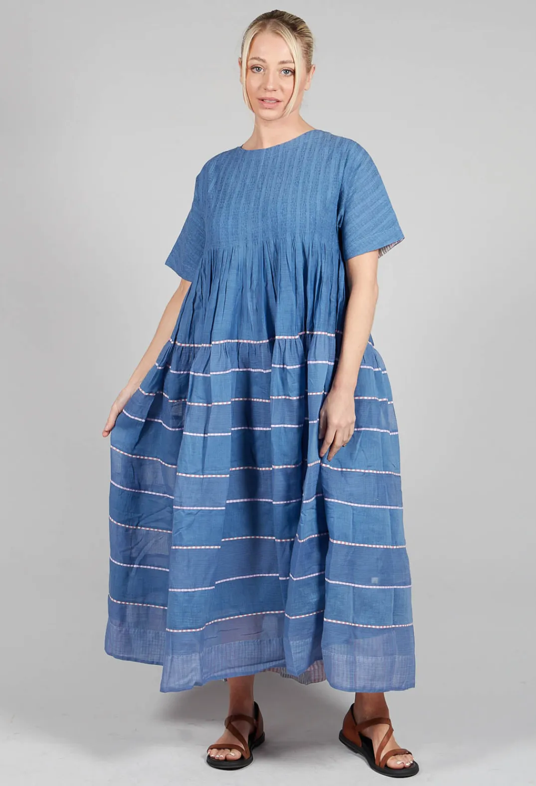 Eka Dresses^Percy Dress in Cerulean Blue