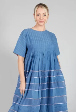 Eka Dresses^Percy Dress in Cerulean Blue
