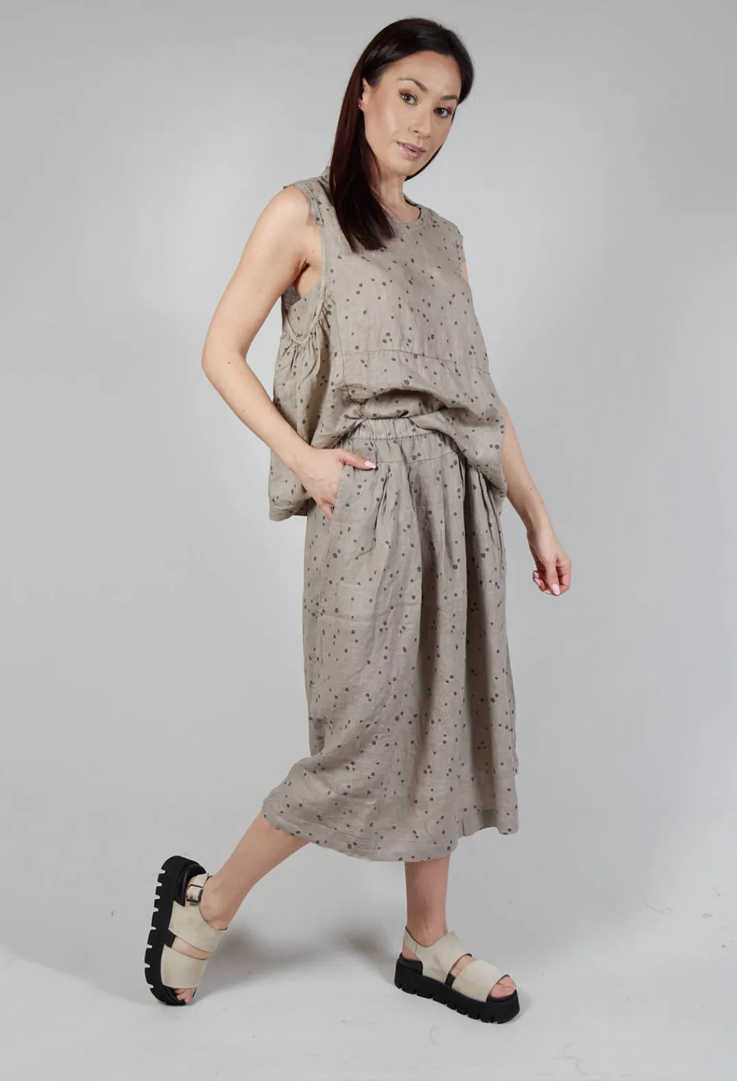 Mama B Skirts^Pesci Ls Skirt In Carbone