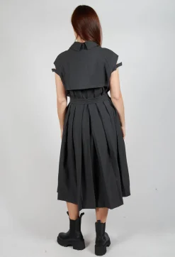 SOH Dresses^Peter Pan Dress in Charcoal
