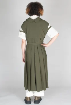 SOH Dresses^Peter Pan Dress in Olive
