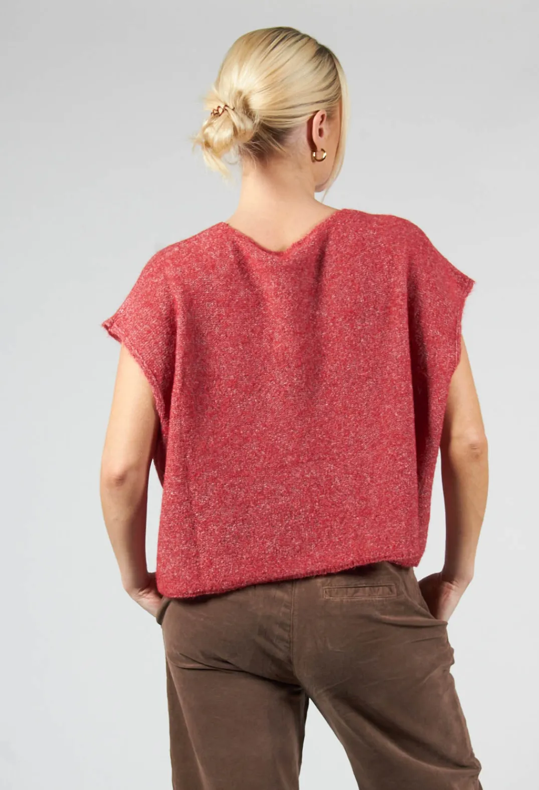 Mes Soeurs u0026 Moi Tops^Peter Top in Rubis