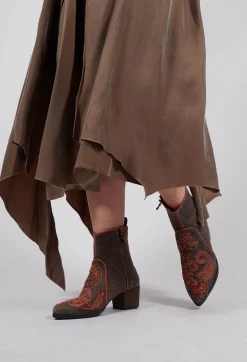 Meher Kakalia Boots^Phyllis Boot in Beaten Brown