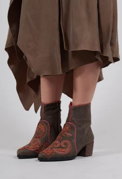 Meher Kakalia Boots^Phyllis Boot in Beaten Brown