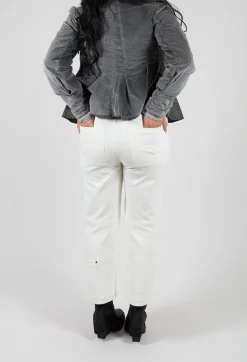 Annette Gortz Trousers^Pic Straight Leg Jeans in Off White