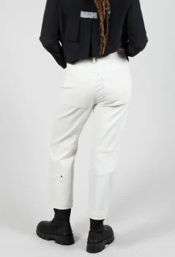 Annette Gortz Trousers^Pic Straight Leg Jeans in Off White