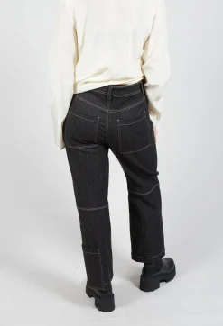 Annette Gortz Trousers^Pic Straight Leg Jeans in Anthra