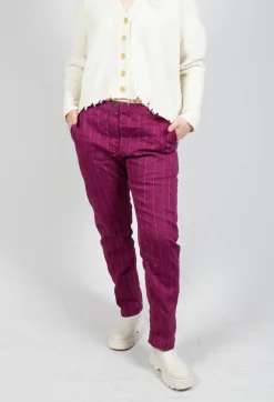Hannoh Wessel Trousers^Pietra Trousers in Mulberry Stripe