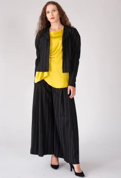 Malloni Jackets|Co-ords & Suits^Pinstripe Blazer in Nero