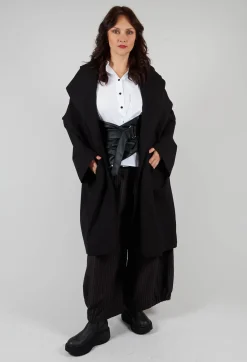 Bread and Butter Trousers^Pinstripe Trousers in Black