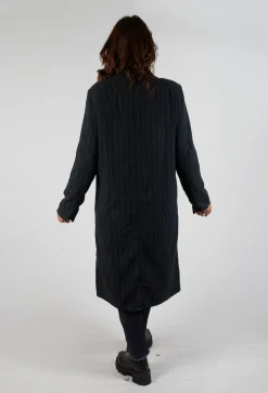 Umit Unal Coats^Pinstriped Pea Coat in Original Grey