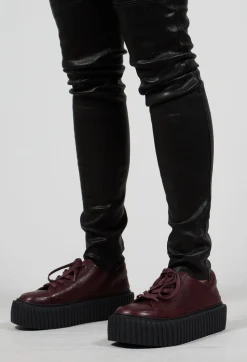 Rundholz Mainline Boots^Platform Trainers in Merlot