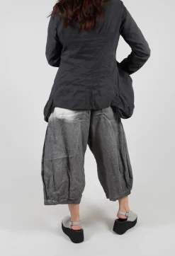 Rundholz Mainline Trousers^Pleat Linen Trousers in Asteroid Pigment