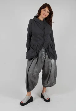Rundholz Mainline Trousers^Pleat Linen Trousers in Asteroid Pigment