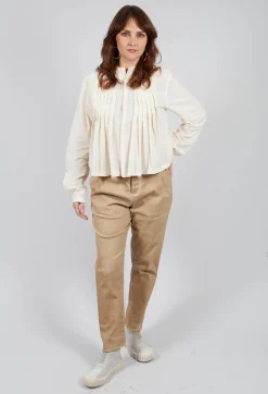 Umit Unal Shirts & Blouses^Pleat Shirt in Cream