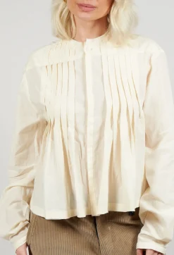 Umit Unal Shirts & Blouses^Pleat Shirt in Cream