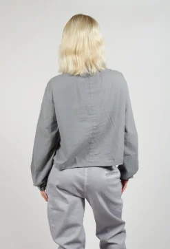 Umit Unal Shirts & Blouses^Pleat Shirt in Slate