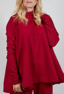 Rundholz Mainline Tops^Pleat Top in Sunset Cloud