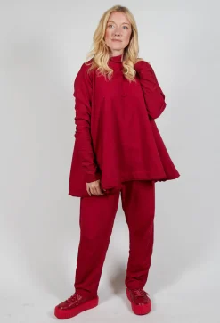 Rundholz Mainline Tops^Pleat Top in Sunset Cloud
