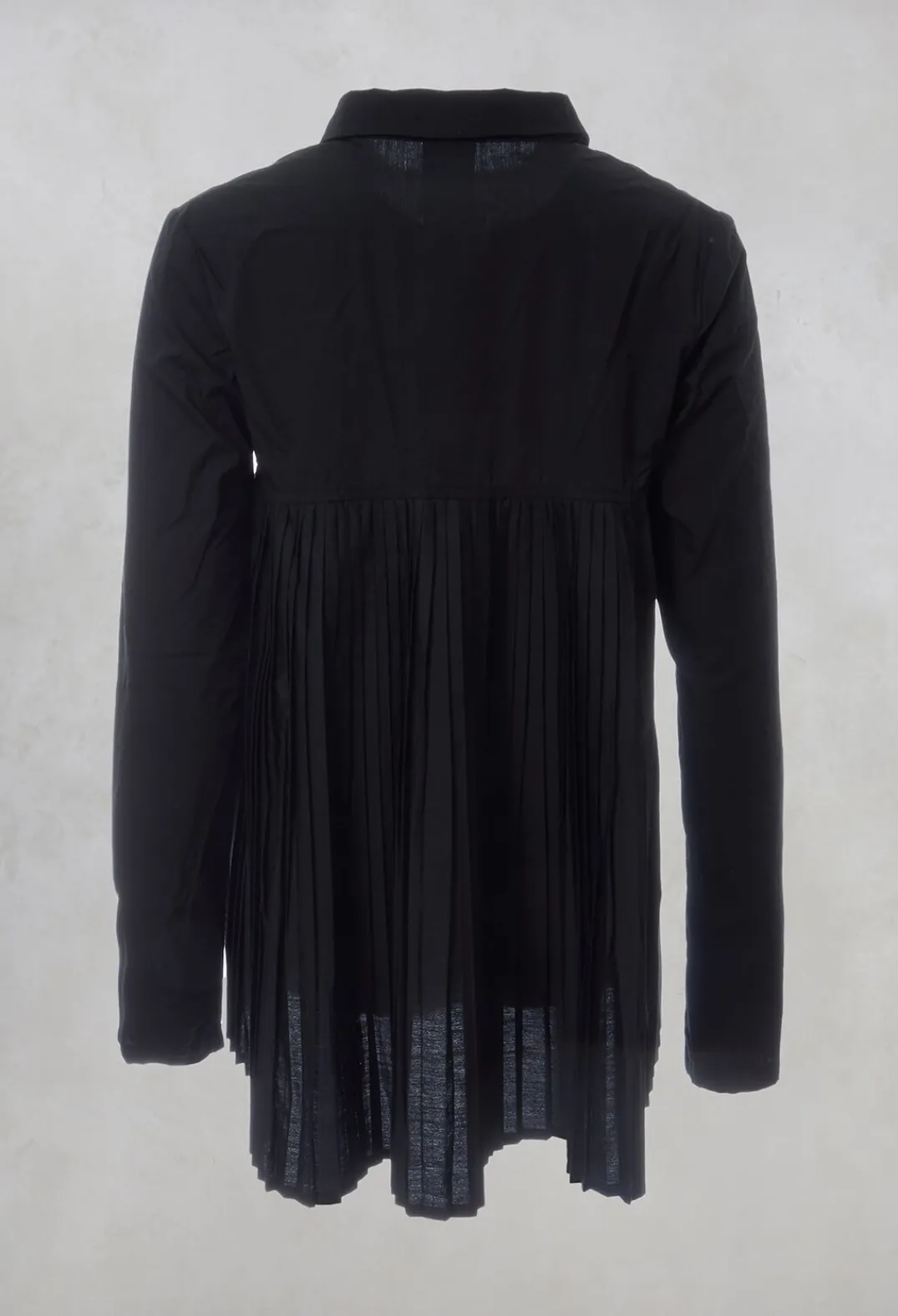 Rundholz Black Label Shirts & Blouses^Pleated Back Shirt in Black