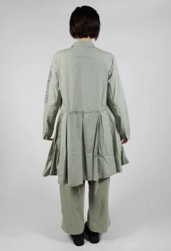 Rundholz Black Label Dresses^Pleated Hem Shirt Dress in Defender Print
