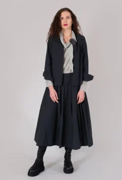 Jayko Skirts^Pleated Nayati Skirt in Ardoise