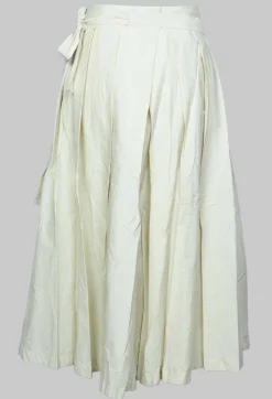 Jayko Skirts^Pleated Nayati Skirt in White Clay