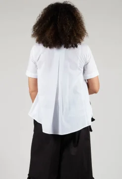 Mei Meij Shirts & Blouses^Pleated Shirt in White