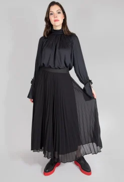 Nu Skirts^Pleated Skirt in Black