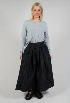 Pluslavie Skirts^Pleated Skirt in Black